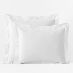 Classic Cool Organic Cotton Percale Solid Sham - White, Standard
