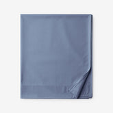 Classic Smooth Wrinkle-Free Sateen Flat Bed Sheet - Infinity Blue, Full