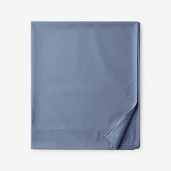 Classic Smooth Wrinkle-Free Sateen Flat Bed Sheet - Infinity Blue, King