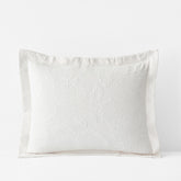 Putnam Cotton Matelassé Sham - Ivory