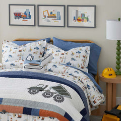 Decorative Shaped Pillow - Construction Crane