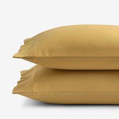 Classic Ultra-Cozy Cotton Velvet Flannel Pillowcase Set - Amber, King