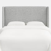 Gramercy Textured Linen Headboard - Pumice, Full