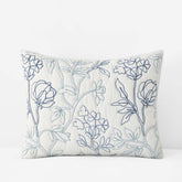 Rashika Garden Quilted Sham - White, King