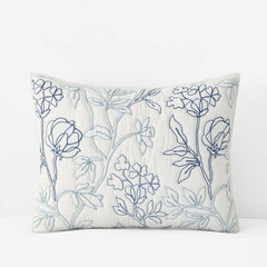 Rashika Garden Quilted Sham - White, Standard