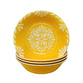 Paloma Cereal Bowls, Set of 4 - Yellow