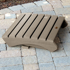 Adirondack Folding Ottoman - Brown