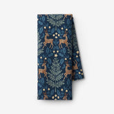 Seasonal Printed Tea Towels, Set of 2 - Reindeer