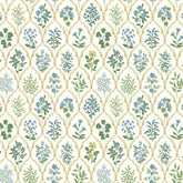 Hawthorne Traditional Wallpaper - Blue, Swatch
