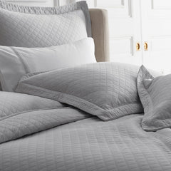 Norfolk Premium Smooth Egyptian Cotton Sateen Sham - Fog, Standard