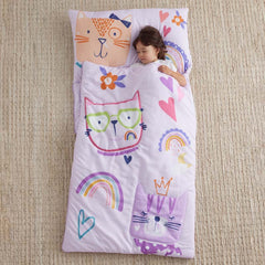 Character Sleeping Bag - Stylish Cats
