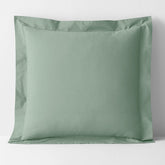 Classic Cool Cotton Percale Sham - Thyme, Euro