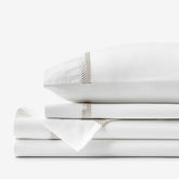 Hewett Luxe Smooth Egyptian Cotton Sateen Bed Sheet Set - Taupe, King