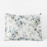 Manor Floral Premium Smooth Sateen Reversible Sham - Blue, Standard