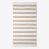 Classic Cabana Stripe Beach Towel - Taupe
