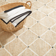 Kali Washable Rug - Natural, 5' x 8'