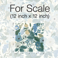 Garden Party Traditional Wallpaper - Indigo Multi, Swatch