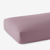 Premium Smooth Supima® Cotton Wrinkle-Free Sateen Fitted Bed Sheet - Wisteria, Cal. King