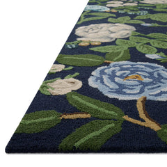 Highgrove Wool Rug - Navy, 7' 9" x 9' 9"