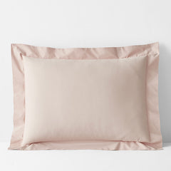 Classic Cool Cotton Percale Sham - Peach Nectar, Standard