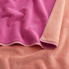 Reversible Solid Hand Towel - Magenta