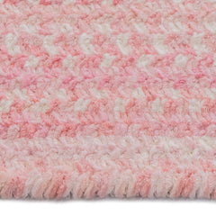 Bambini Braided Chenille Rug - Pink, 4' x 6'