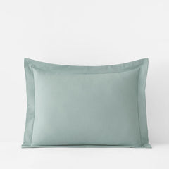 Classic Ultra-Cozy Cotton Velvet Flannel Sham - Seafoam, Standard