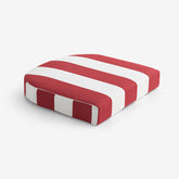 Contour Chair Cushion - Cabana Jockey Red, 18 in. x 18 in.