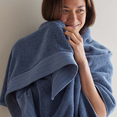 Plush Spa Solid Hand Towel - Indigo
