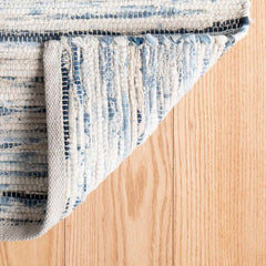 Denim Rag Handwoven Cotton Rug - Blue, 3' x 5'