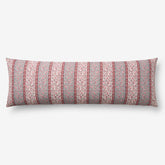 Aswi Decorative Lumbar Pillow Cover - Red Multi