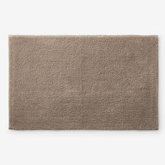 Plush Spa Solid Bath Rug - Mocha, 21 in. x 34 in.