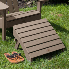 Adirondack Folding Ottoman - Brown