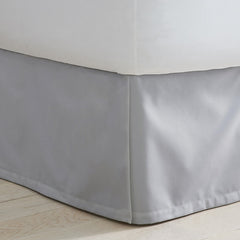 Classic Smooth Wrinkle-Free Sateen Bed Skirt - Gray Mist, Full