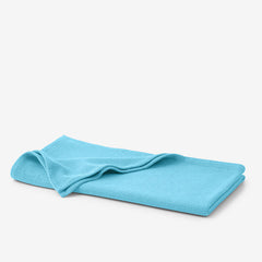Cotton Weave Blanket Throw - Turquoise