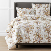 Primrose Bloom Premium Smooth Wrinkle-Free Sateen Comforter - Beige Multi, King/Cal. King