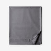 Classic Smooth Wrinkle-Free Sateen Flat Bed Sheet - Stone Gray, Queen