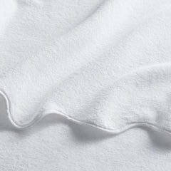 Scalloped Edge Washcloth - White