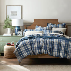 Classic Plaid Ultra-Cozy Cotton Velvet Flannel Sham - Scot, Standard