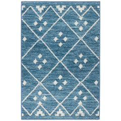 Kota Washable Rug - Indigo, 2' 6" x 8' Runner