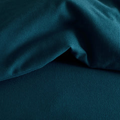Classic Ultra-Cozy Cotton Velvet Flannel Flat Bed Sheet - Merlot, Twin/Twin XL