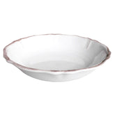 Rustica Antique White Melamine Serving Bowl - White