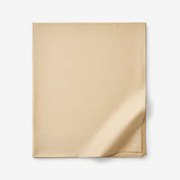 Premium Smooth Supima® Cotton Wrinkle-Free Sateen Flat Bed Sheet - Yellow, Queen