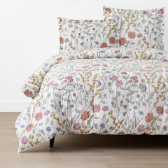 Garden Mirage Classic Cool Cotton Percale Comforter - White Multi, Twin/Twin XL