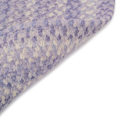Bambini Braided Chenille Rug - Periwinkle, 7' x 9' Oval