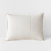 Quilted Sham - Ivory, Standard