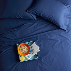 Classic Cool Organic Cotton Percale Solid Sham - Navy, King