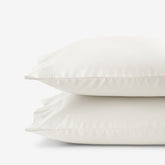 Premium Smooth Supima® Cotton Wrinkle-Free Sateen Pillowcase Set - Ivory, Standard