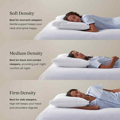 Premium Best Down Alternative Pillow - Gusseted, Firm, King