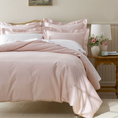 Classic Smooth Sateen Solid Sham - Blush, King